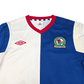 2010/12 Blackburn Rovers Home Football Shirt (M) Umbro #4 Samba
