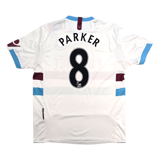 2010/12 West Ham United Away Football Shirt (XL) Macron #8 Parker