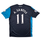 2011/12 Arsenal Away Football Shirt (L) Nike #11 A. Santos