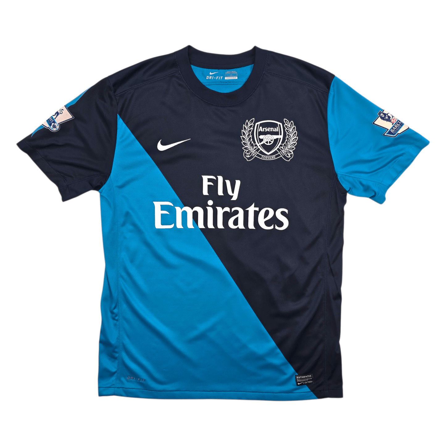 2011/12 Arsenal Away Football Shirt (L) Nike #11 A. Santos