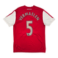 2011/12 Arsenal Home Football Shirt (L) Nike #5 Vermaelen