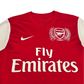 2011/12 Arsenal Home Football Shirt (M) Nike #8 Arteta