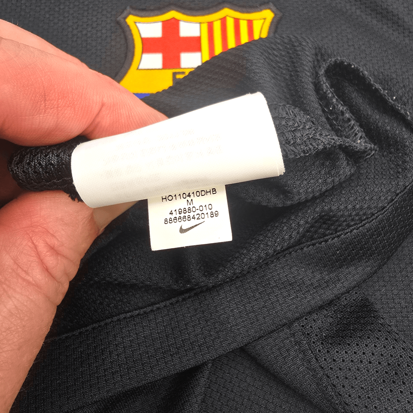 2011/12 Barcelona Away Football Shirt (M) Nike #10 Messi