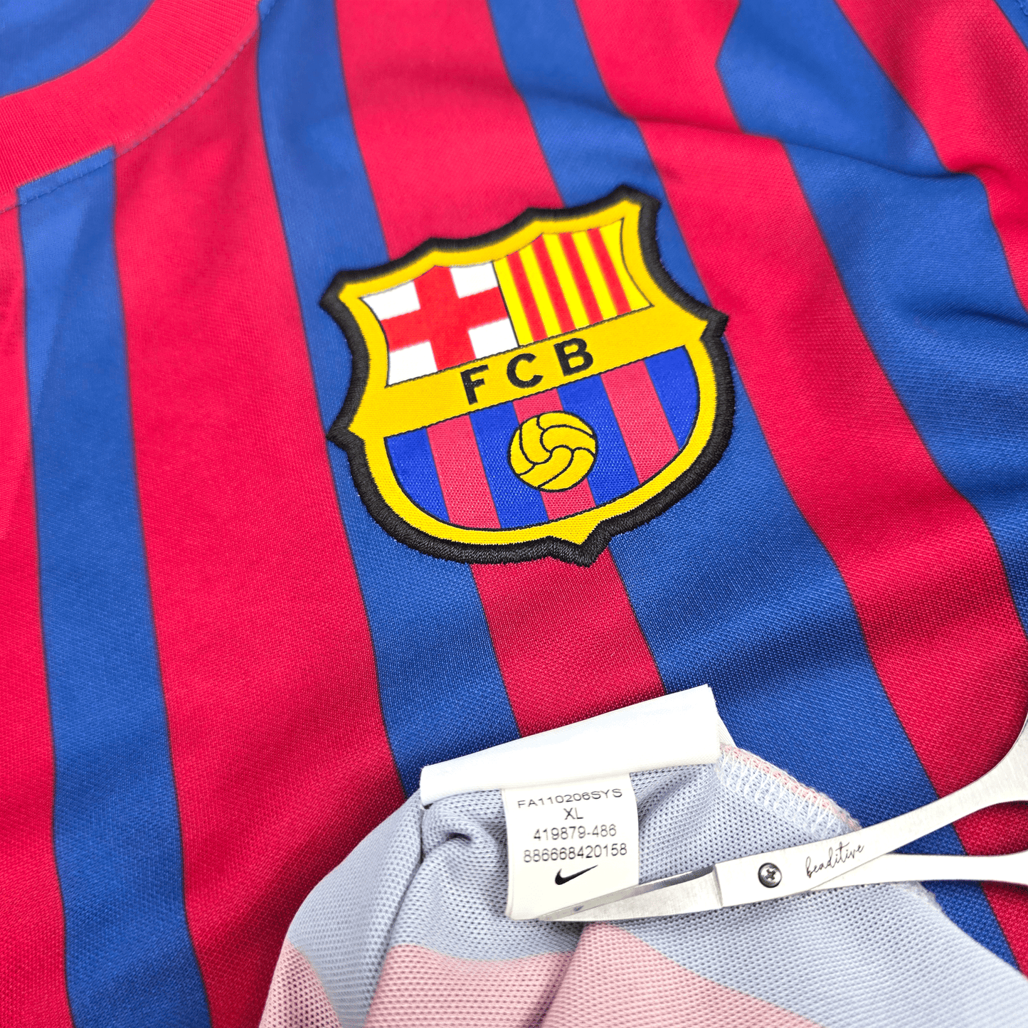 2011/12 Barcelona Home Football Shirt (XL) Nike (Basic)