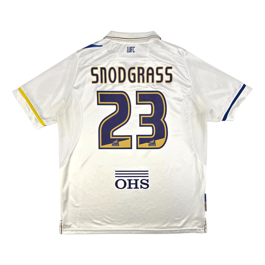 2011/12 Leeds United Home Football Shirt (L) Macron #23 Snodgrass