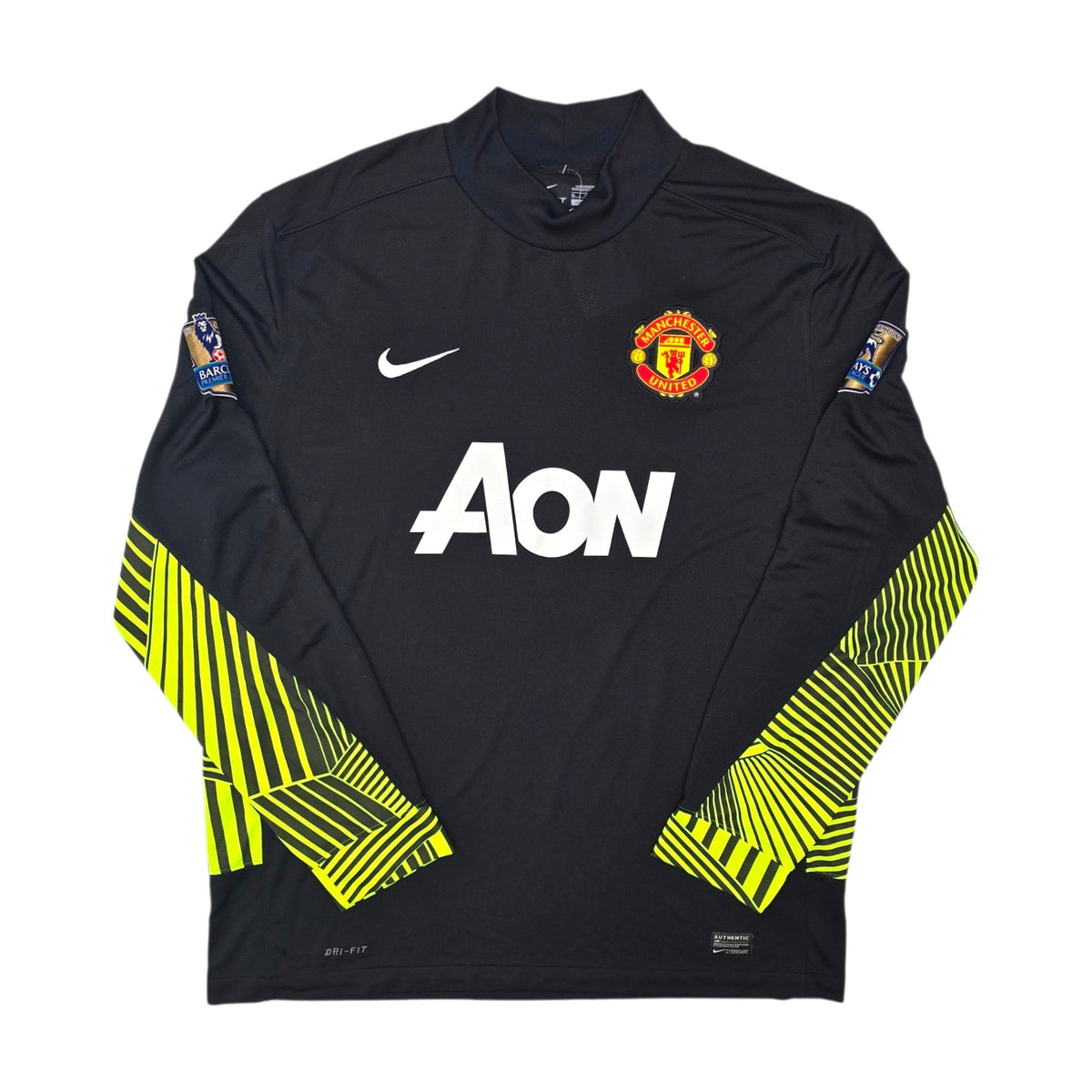 2011/12 Manchester United Goal Keeper Football Shirt (XL) Nike #1 De Gea