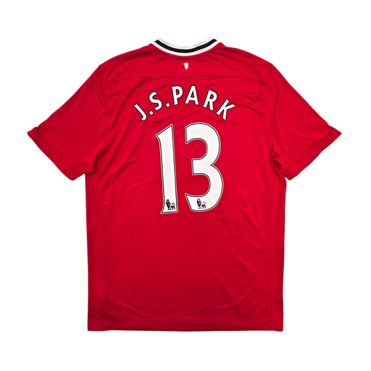 2011/12 Manchester United Home Football Shirt (2XL) Nike #13 J.S.Park