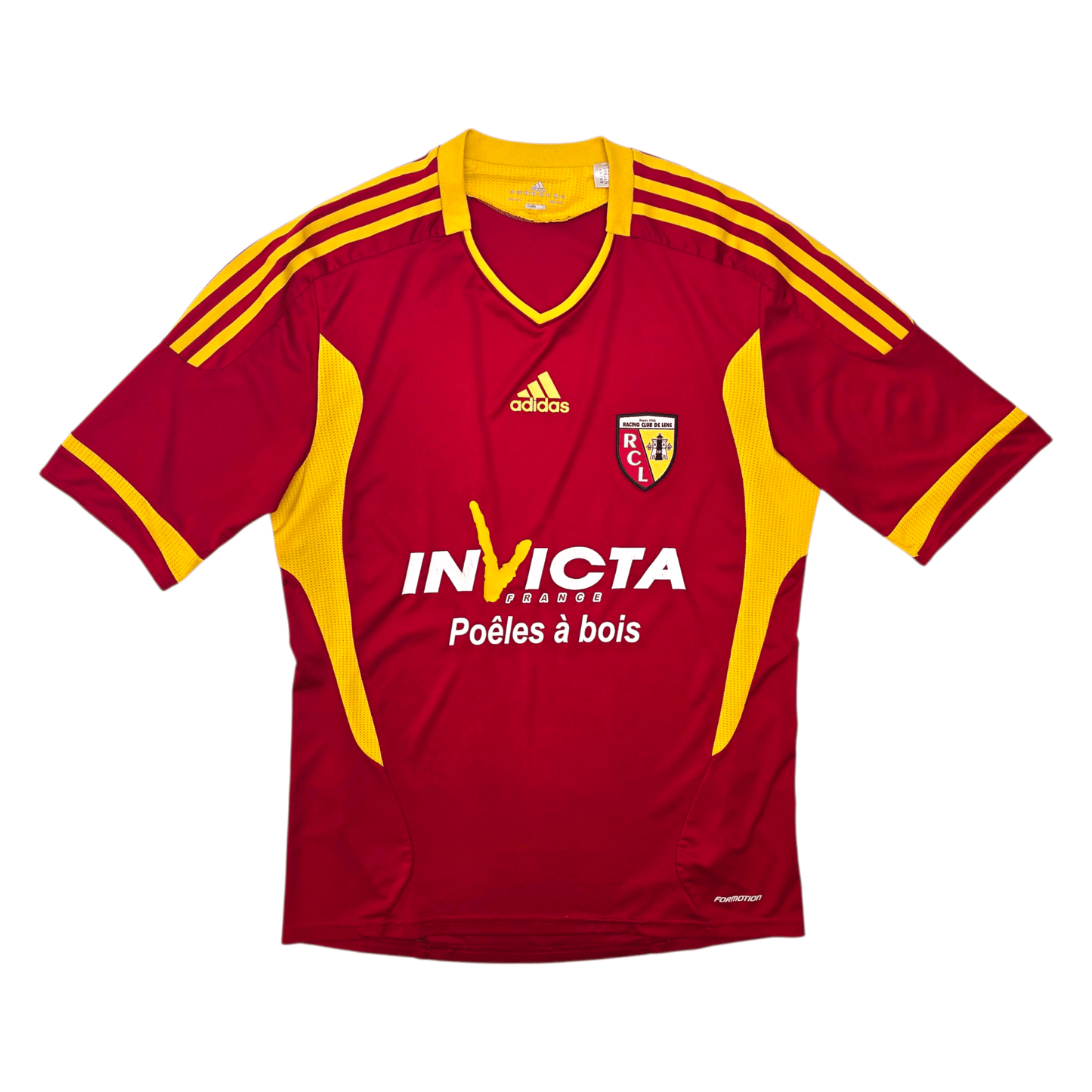 2011/12 RC Lens Home Football Shirt (L) Adidas (Player Issue)