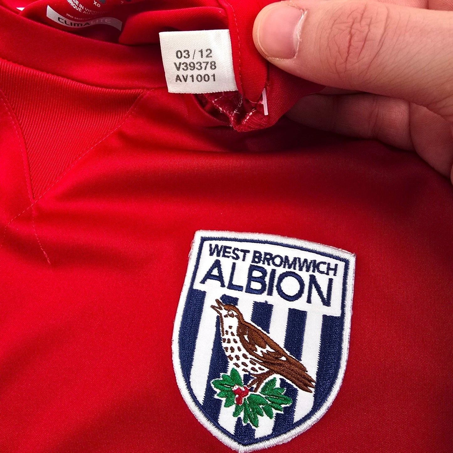 2011/12 West Bromwich Albion Training Shirt (L) Adidas