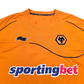 2011/12 Wolverhampton Wanderers Home Football Shirt (XL) Burrda #17 Jarvis