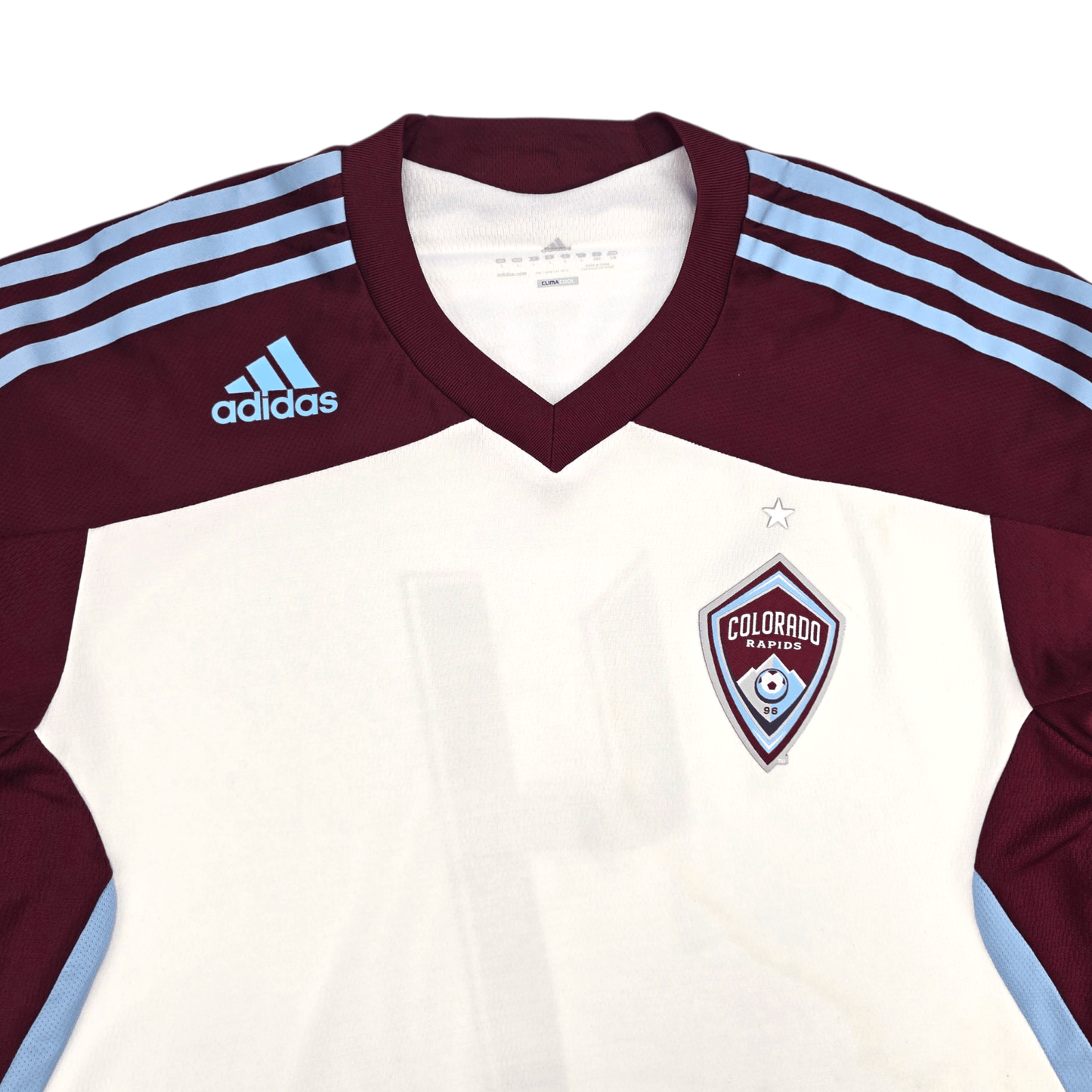 2011/13 Colorado Rapids Away Football Shirt (L) Adidas #4 Larentowicz