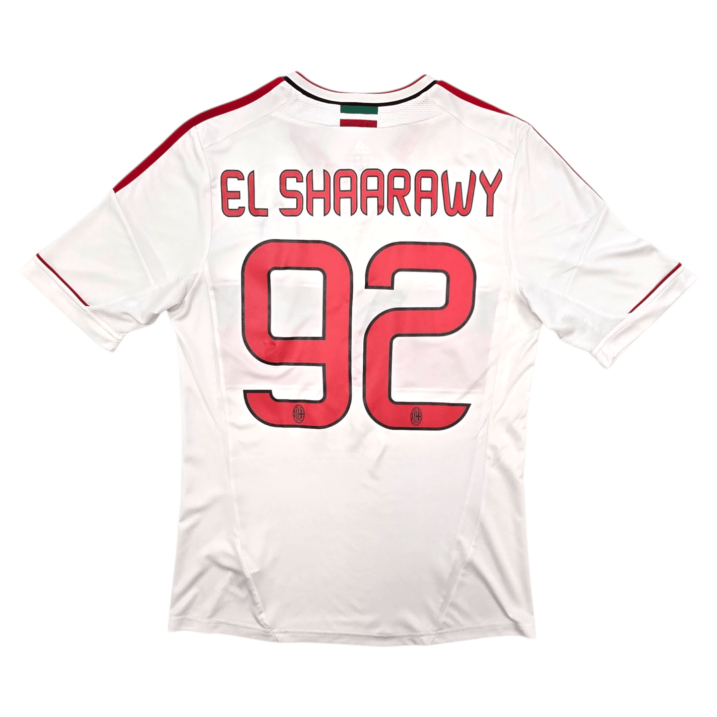 2012/13 AC Milan Away Football Shirt (M) Adidas #92 El Shaarawy