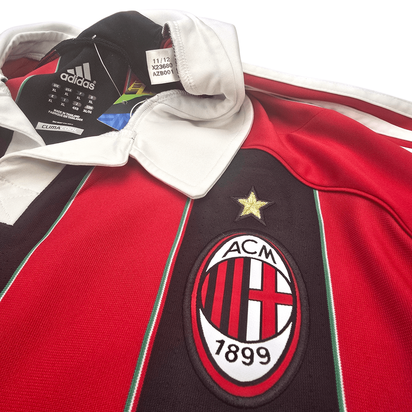2012/13 AC Milan Home Football Shirt (XL) Adidas #92 El Shaarawy