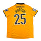 2012/13 Cambridge United Home Football Shirt (XL) Burrda Sport #25 Hudson (Matchworn) Squad Signed