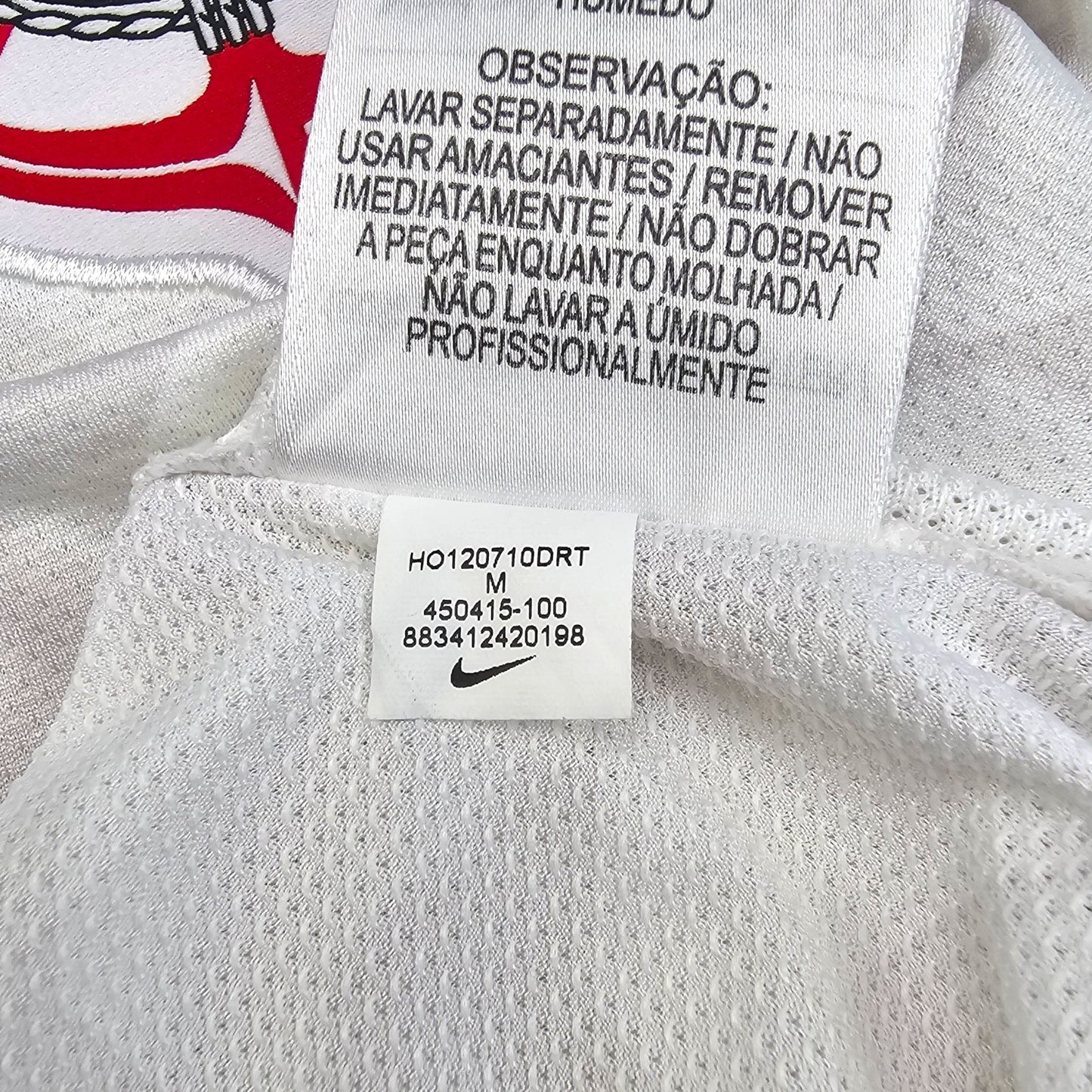 2012/13 Corinthians Home Football Shirt (M) Nike (Signed by Danilio)