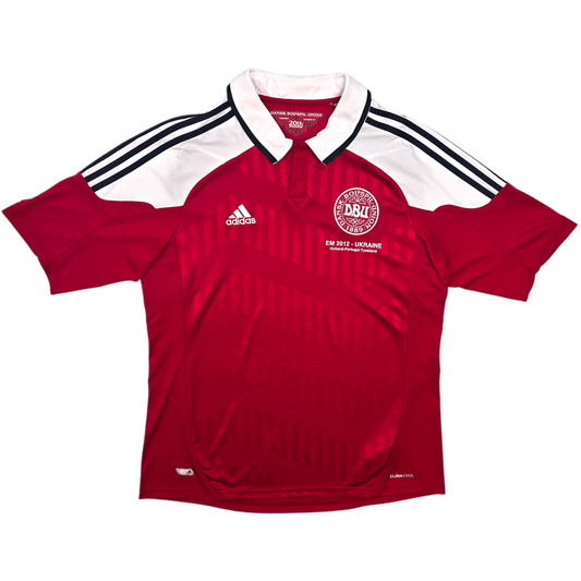 2012/13 Denmark Home Football Shirt (L) Adidas (Euro 2012)