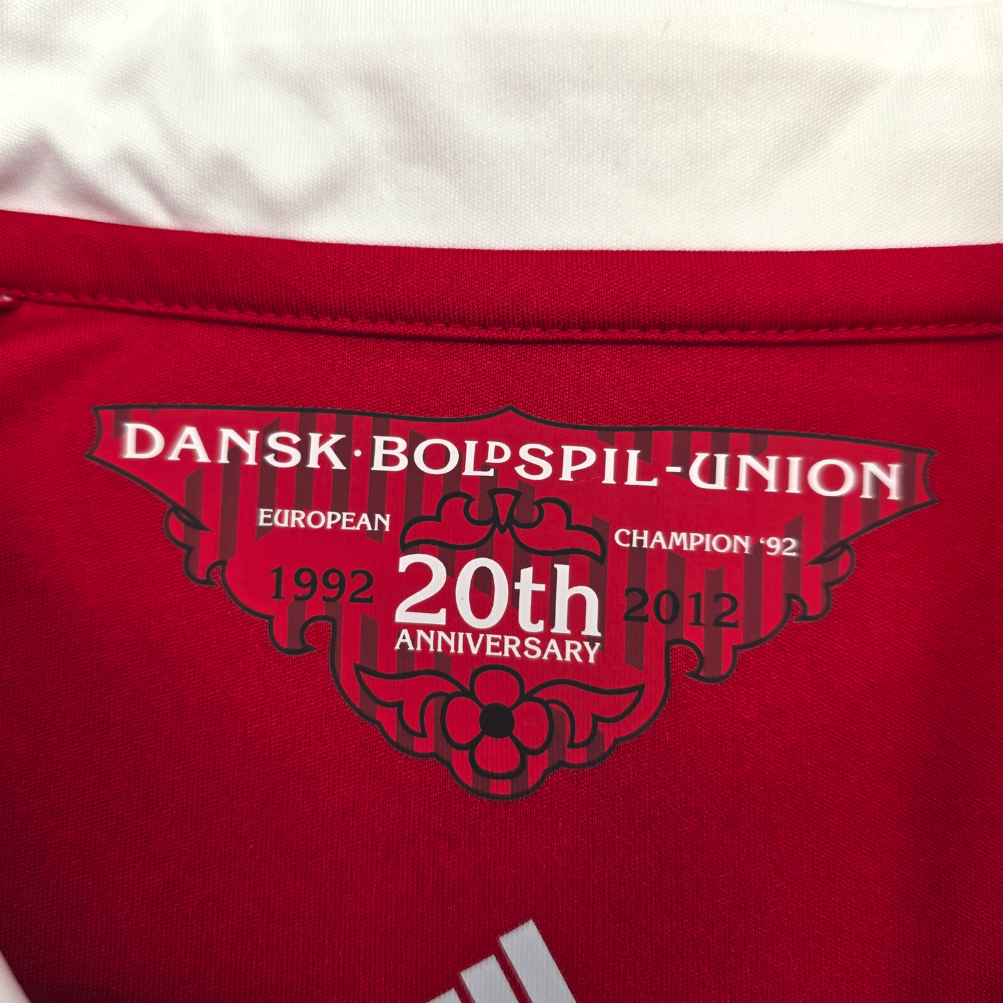 2012/13 Denmark Home Football Shirt (L) Adidas (Euro 2012)