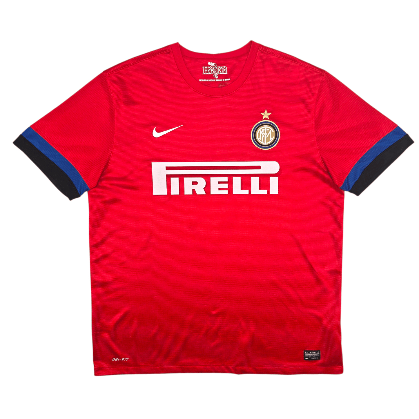 2012/13 Inter Milan Away Football Shirt (XL) Nike #4 J.Zanetti