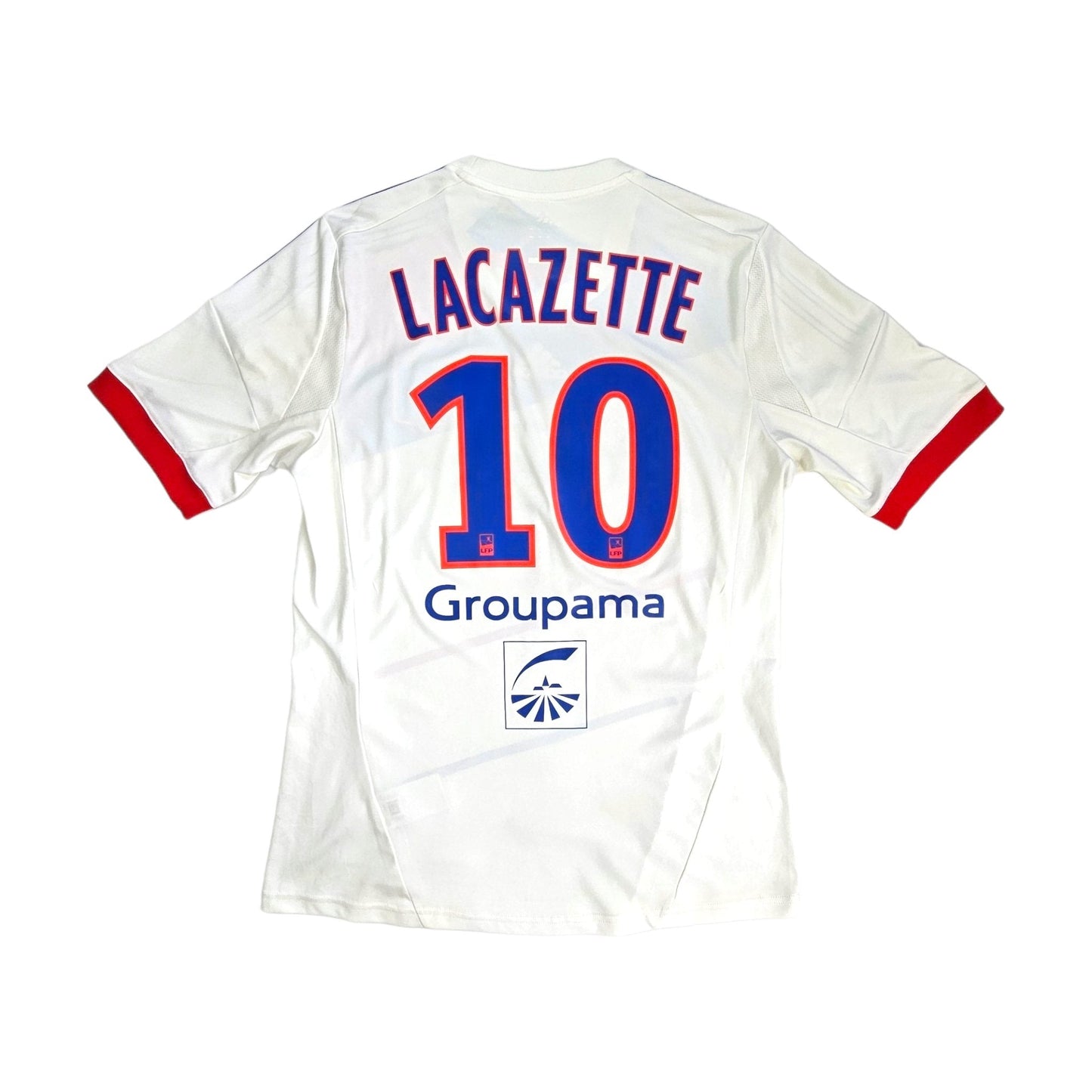 2012/13 Olympique Lyonnais Home Football Shirt (M) Adidas #10 Lacazette