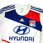 2012/13 Olympique Lyonnais Home Football Shirt (M) Adidas #10 Lacazette