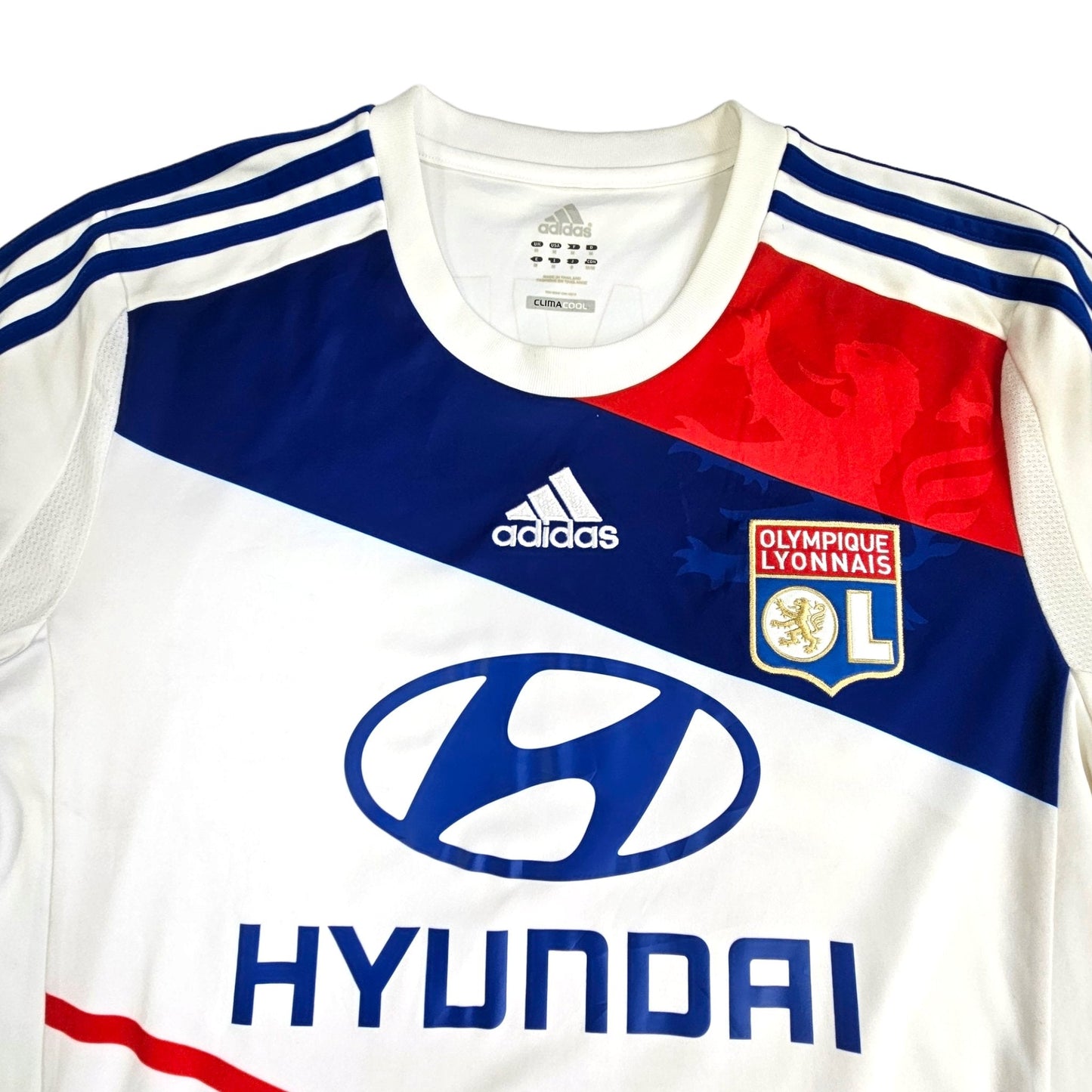 2012/13 Olympique Lyonnais Home Football Shirt (M) Adidas #10 Lacazette