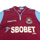 2012/13 West Ham United Home Football Shirt (M) Macron #26 J.Cole