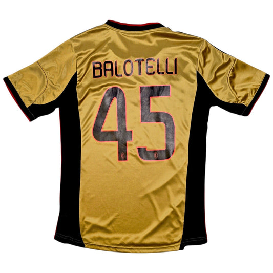 2013/14 AC Milan Third Football Shirt (S) Adidas #45 Balotelli