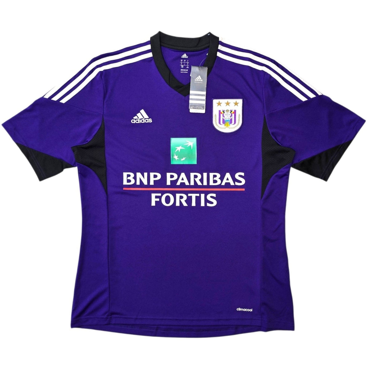 2013/14 Anderlecht Home Football Shirt (L) Adidas #45 Mitrovic