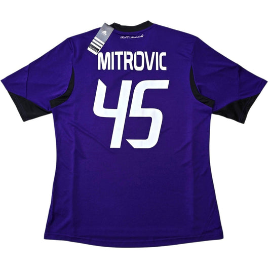 2013/14 Anderlecht Home Football Shirt (L) Adidas #45 Mitrovic