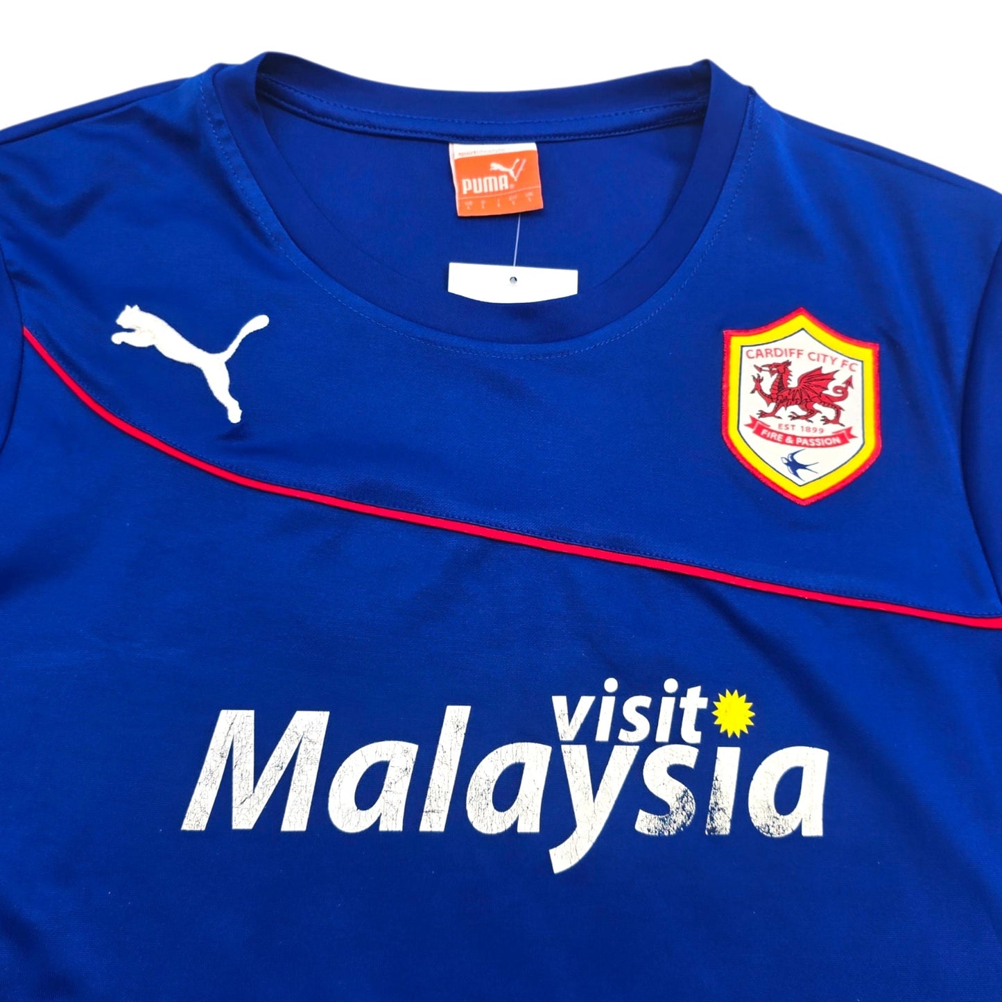 2013/14 Cardiff City Away Football Shirt (L) Puma #39 Bellamy