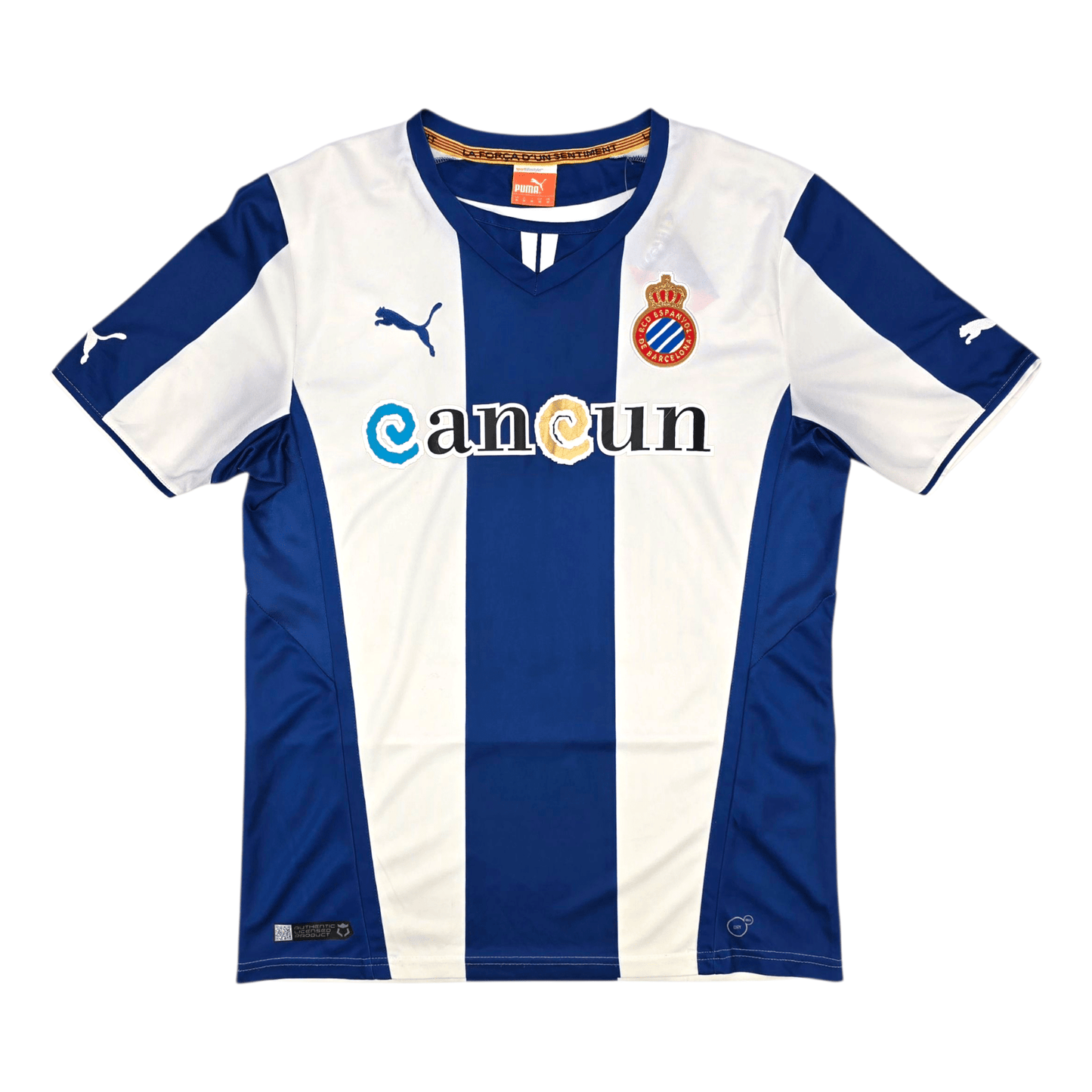 2013/14 Espanyol Home Football Shirt (M) Puma #20 Simao