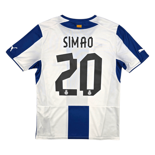 2013/14 Espanyol Home Football Shirt (M) Puma #20 Simao