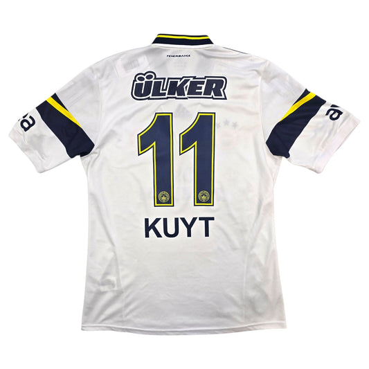 2013/14 Fenerbahce Away Football Shirt (L) Adidas #11 Kuyt