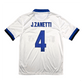 2013/14 Inter Milan Away Football Shirt (M) Nike #4 Zanetti
