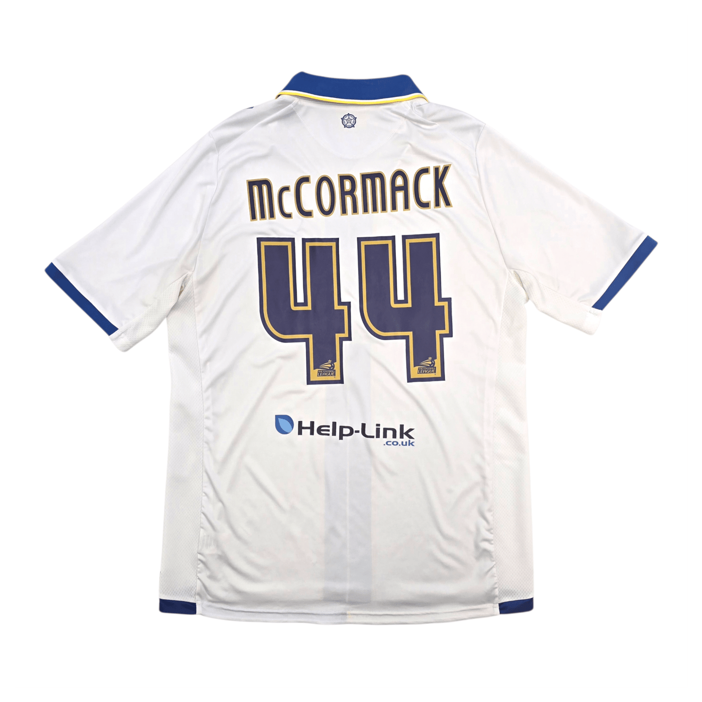 2013/14 Leeds United Home Football Shirt (2XL) Macron #44 McCormack
