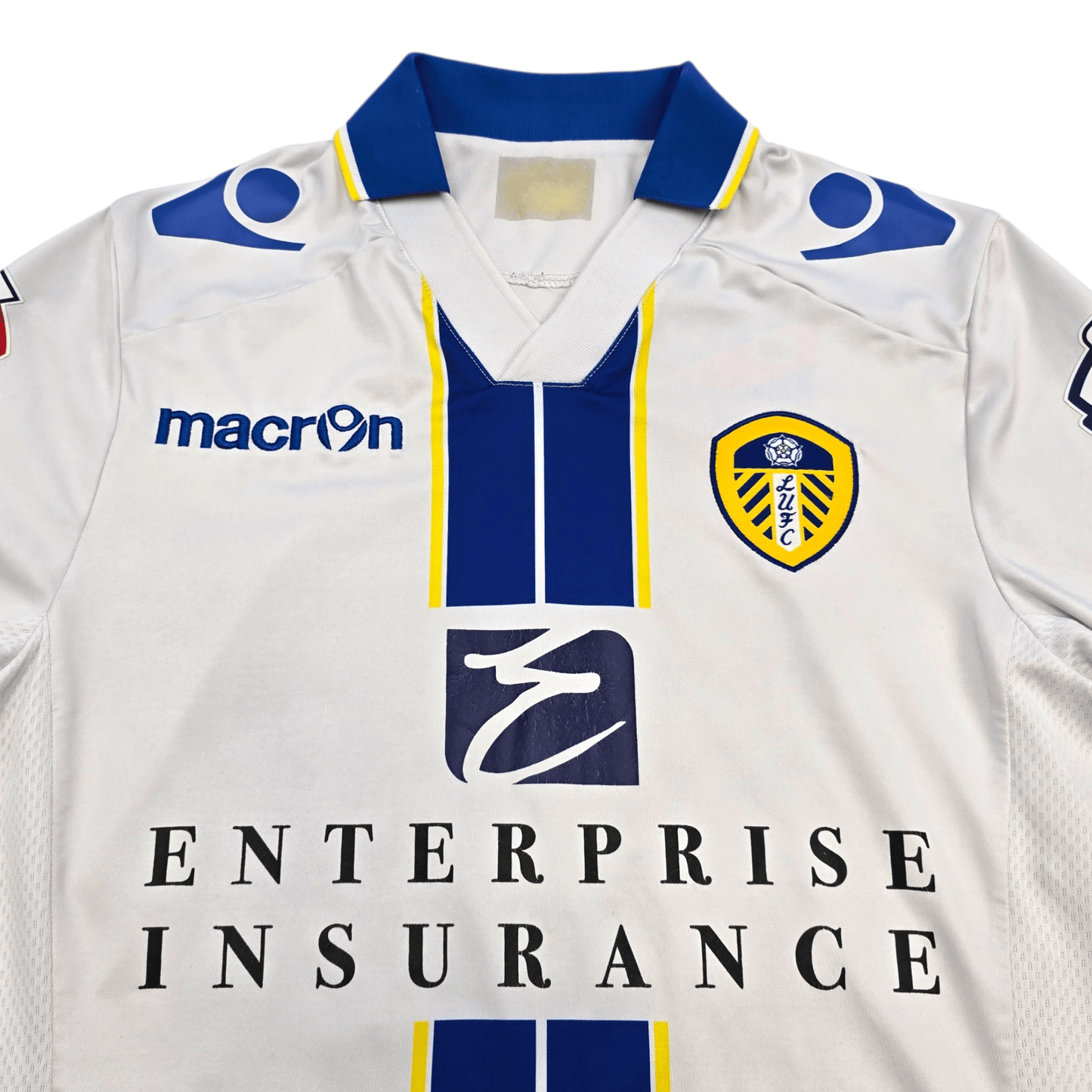 2013/14 Leeds United Home Football Shirt (S) Macron #19 Norris