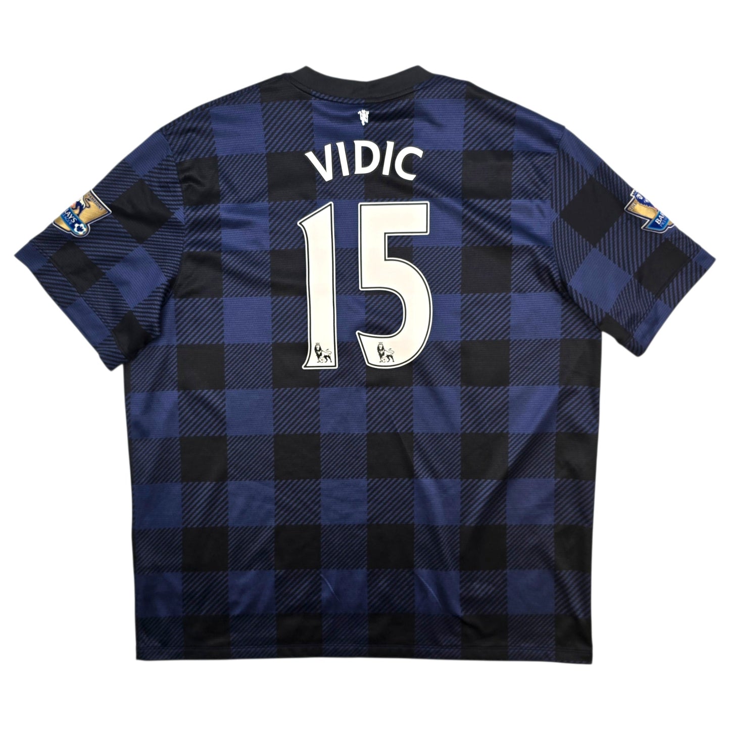 2013/14 Manchester United Away Football Shirt (2XL) Nike #15 Vidic