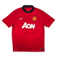2013/14 Manchester United Home Football Shirt (XL) Nike #10 Rooney