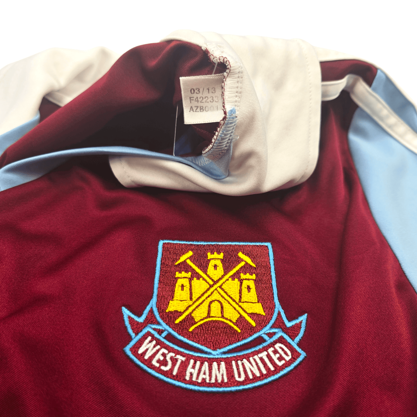 2013/14 West Ham United Home Football Shirt (XL) Adidas #4 Nolan