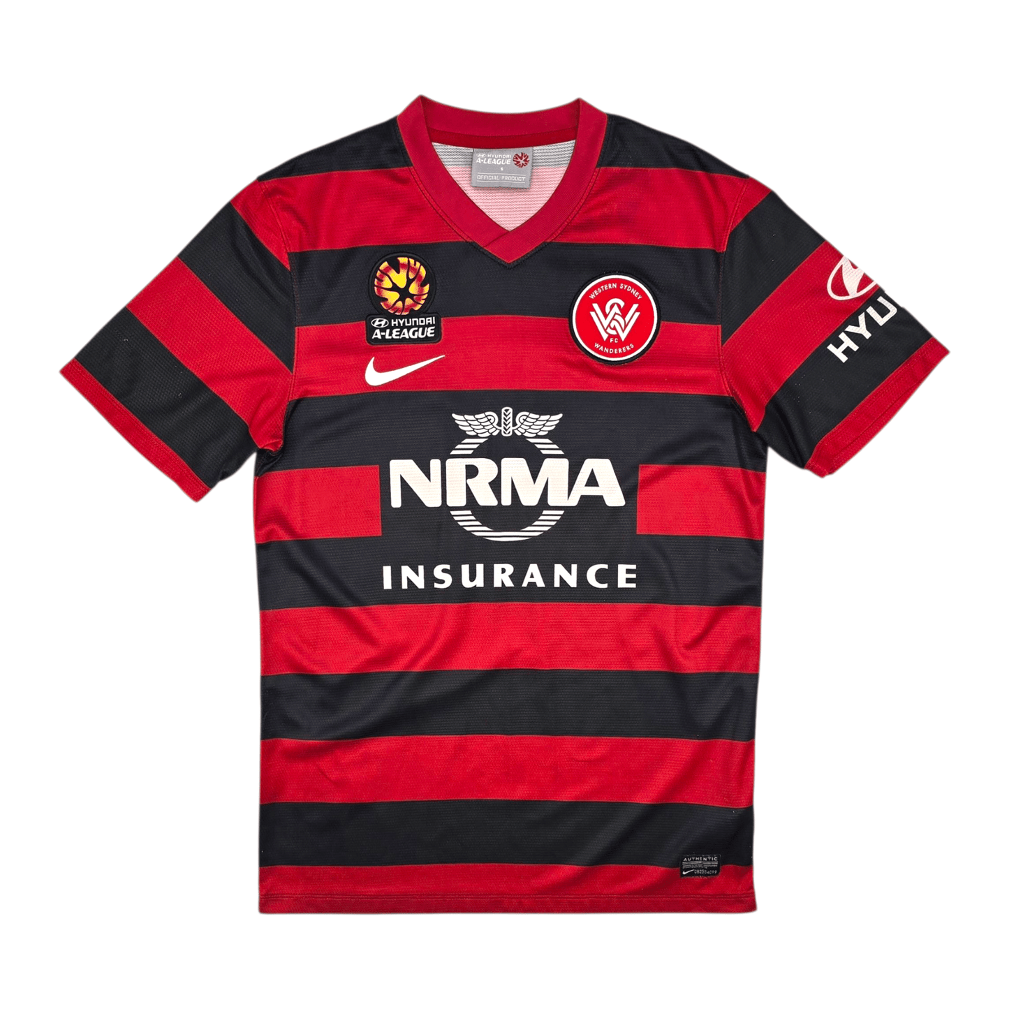 2013/14 Western Sydney Wanderers Home Football Shirt (S) Nike #21 Shinji