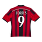 2014/15 AC Milan Home Football Shirt (S) Adidas #9 Torres