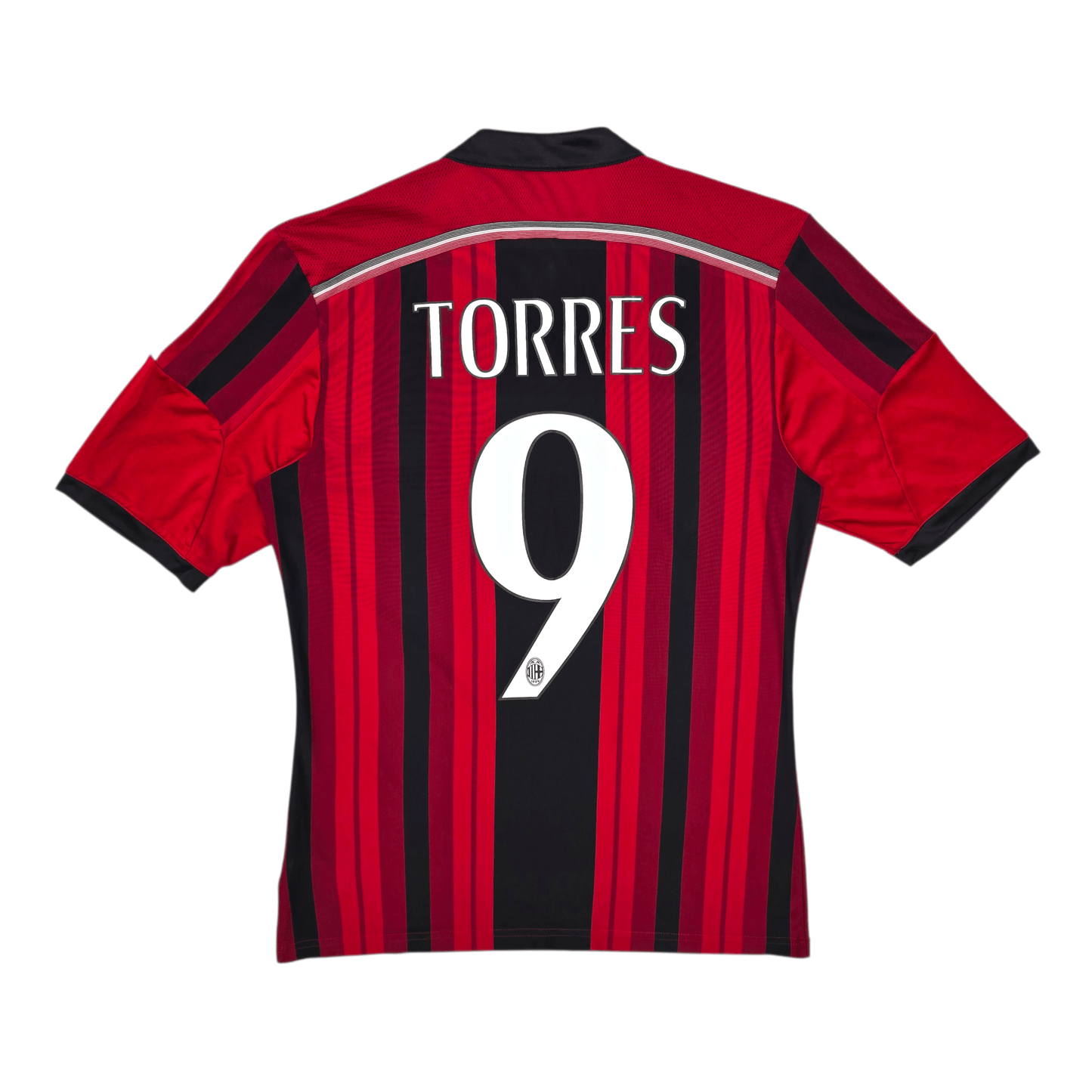 2014/15 AC Milan Home Football Shirt (S) Adidas #9 Torres
