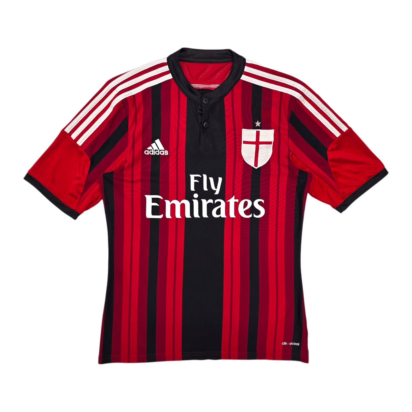 2014/15 AC Milan Home Football Shirt (S) Adidas #9 Torres