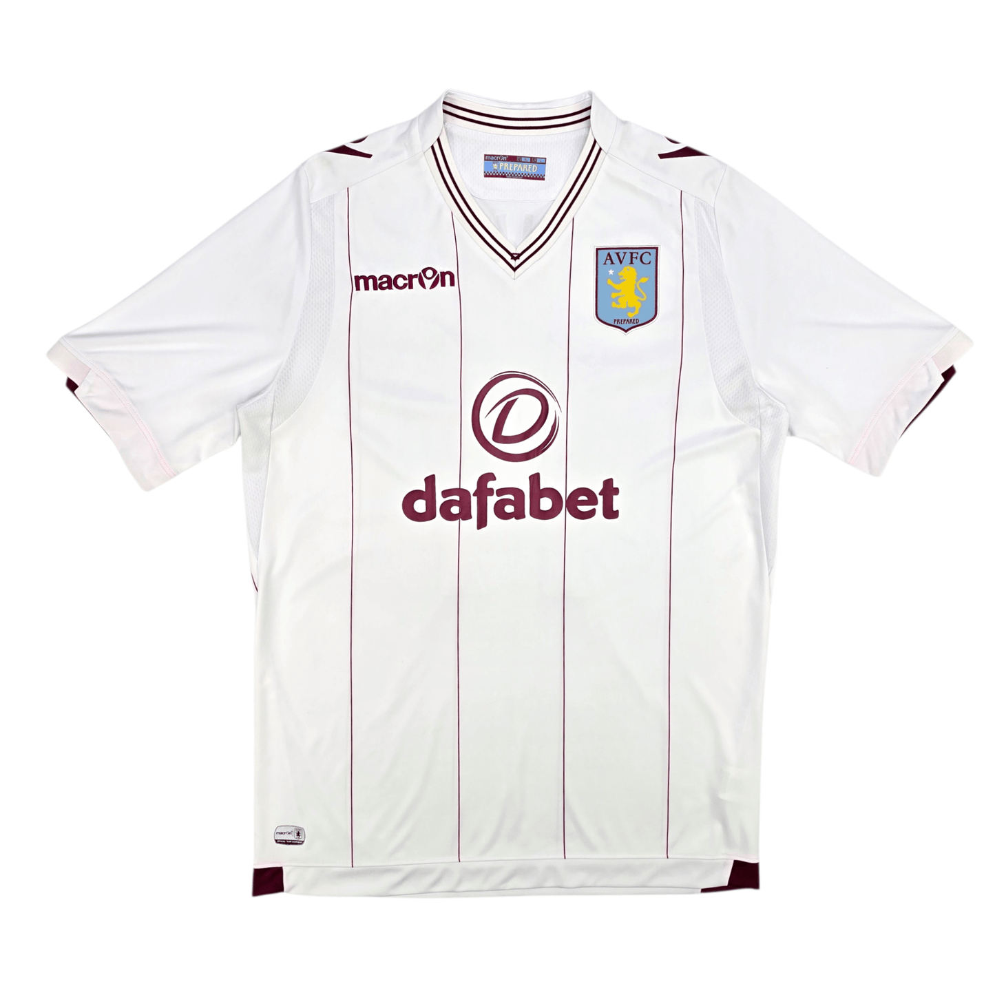 2014/15 Aston Villa Away Football Shirt (XL) Macron #11 Agbonlahor