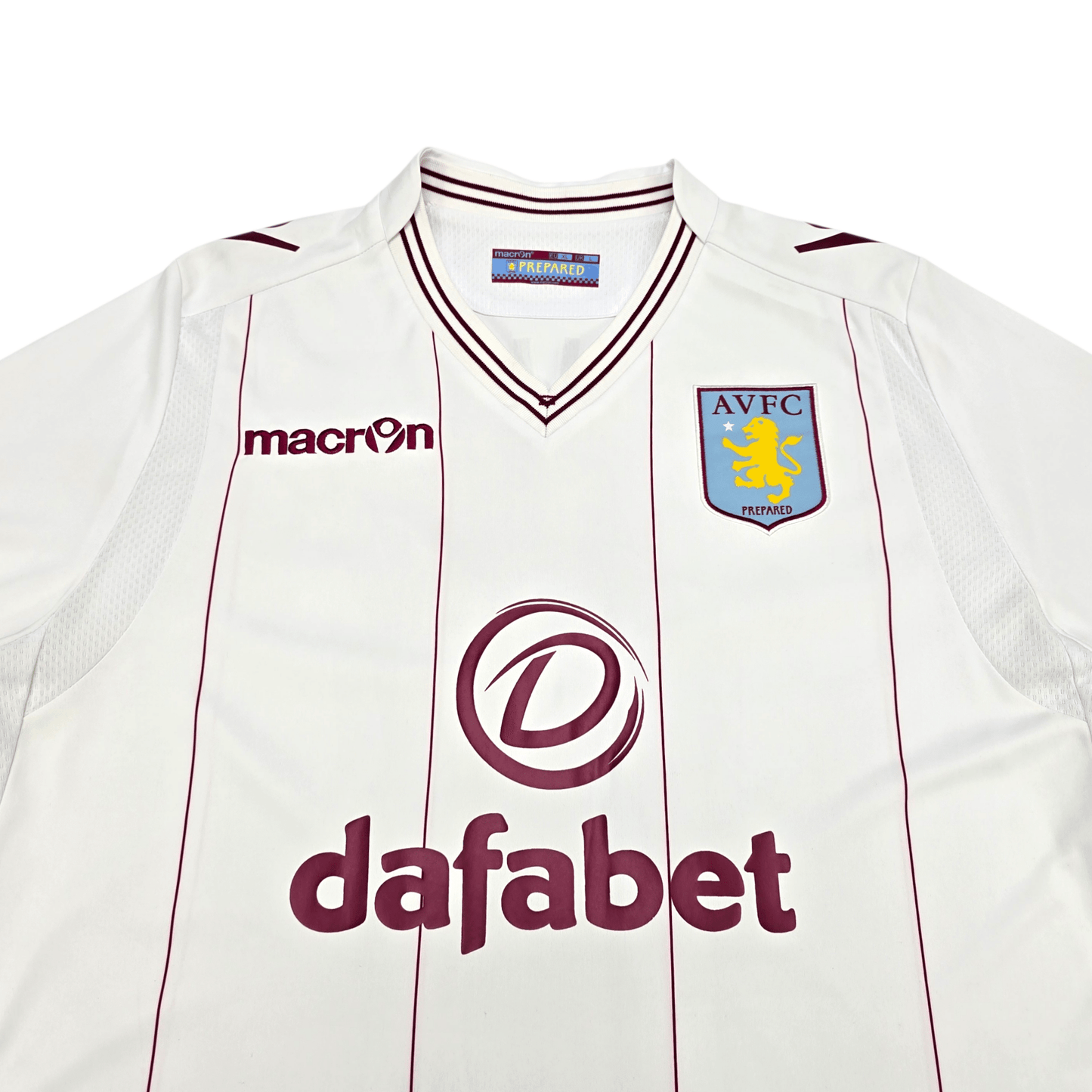 2014/15 Aston Villa Away Football Shirt (XL) Macron #11 Agbonlahor