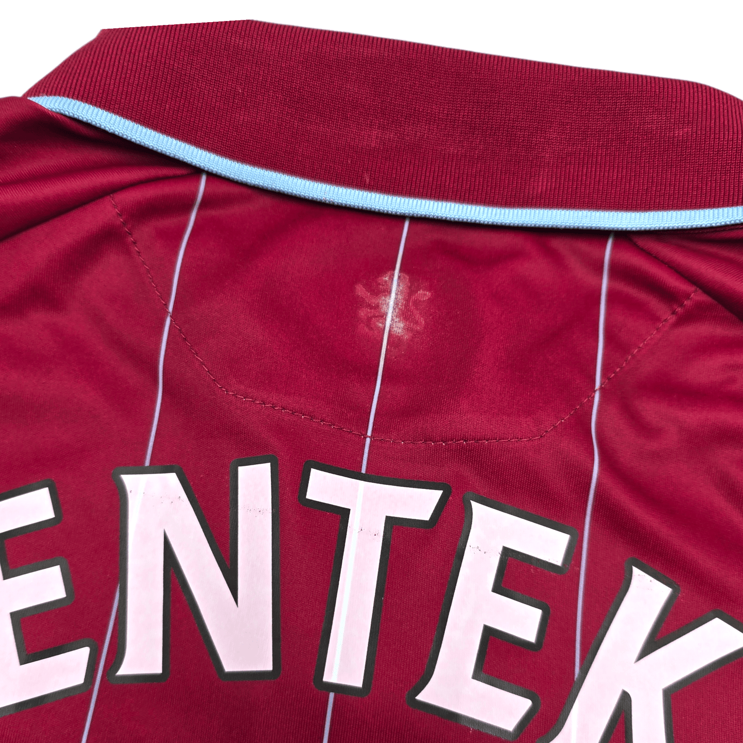 2014/15 Aston Villa Home Football Shirt (XL) Macron #20 Benteke