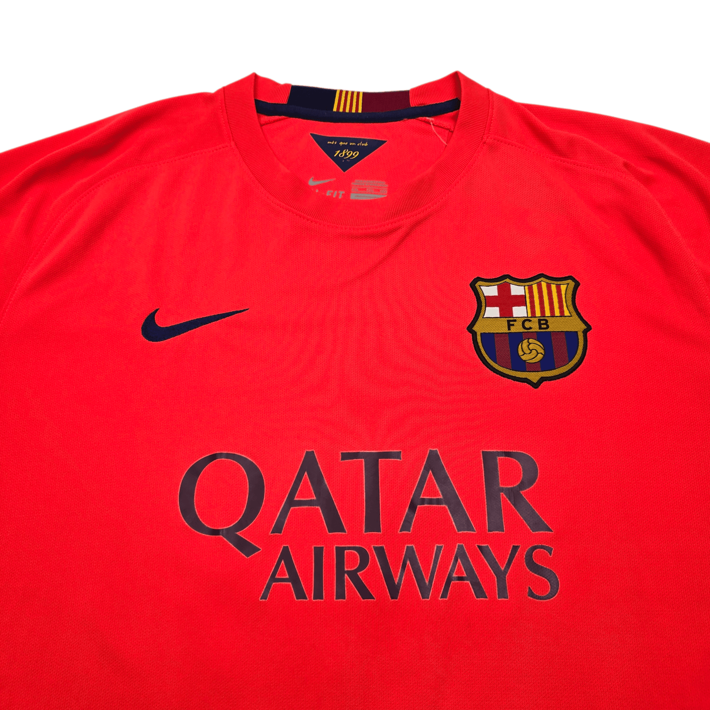2014/15 Barcelona Away Football Shirt (2XL) Nike #8 Iniesta