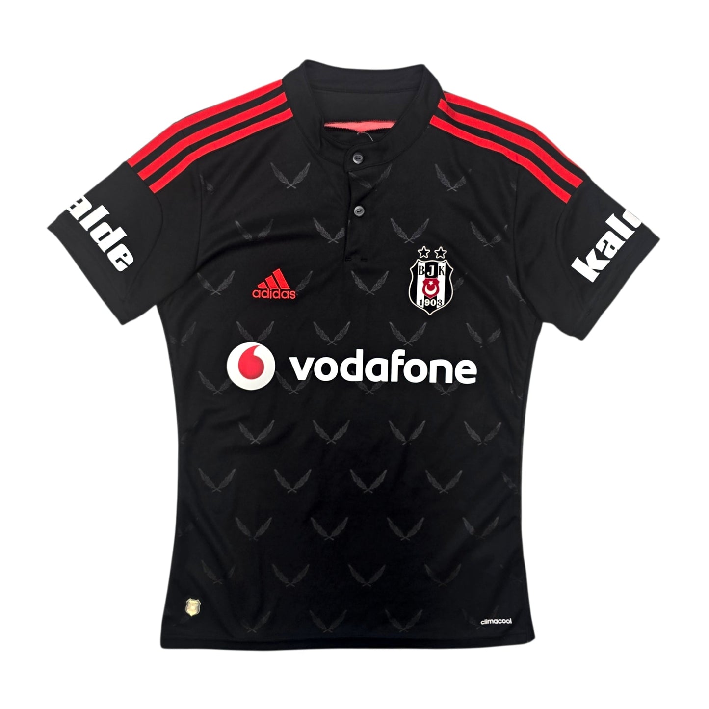2014/15 Besiktas Away Football Shirt (M) Adidas #9 Demba Ba