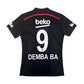 2014/15 Besiktas Away Football Shirt (M) Adidas #9 Demba Ba
