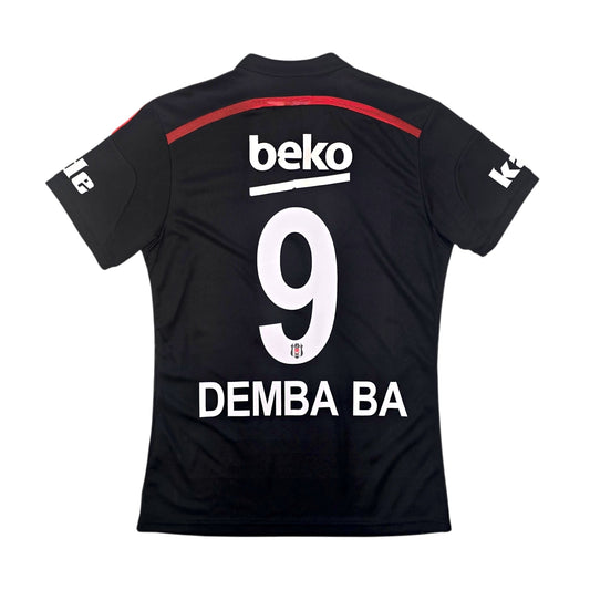 2014/15 Besiktas Away Football Shirt (M) Adidas #9 Demba Ba